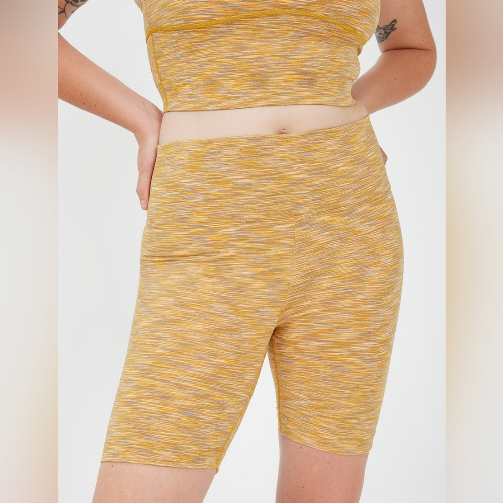 Outdoor Voices Flow 7" Short, Bike Shorts, Sunset, S, NWT